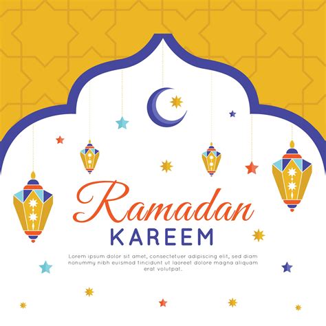 Colorful Ramadan Background Vector 208571 Vector Art At Vecteezy