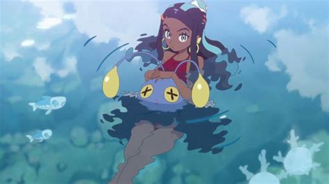 Nessa Chinchou Wishiwashi Pokemon Twilight Wings Anipoke Anime Art Anime Nessa Pokemon Fanart