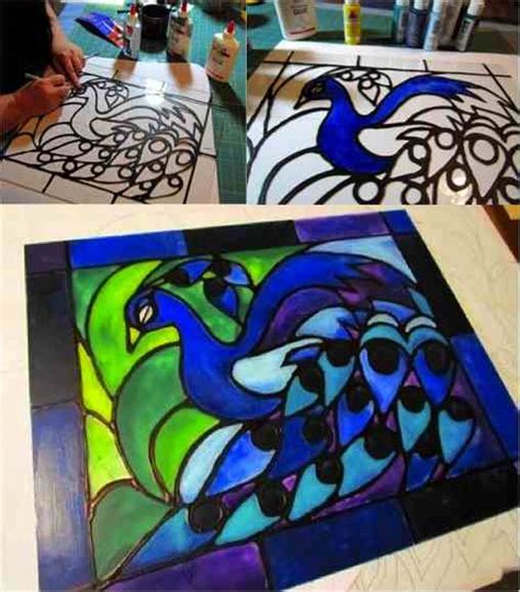 We do this with marketing and advertising partners (who may have their own information they've collected). DIY Easy Faux Stained Glass - Do-It-Yourself Fun Ideas