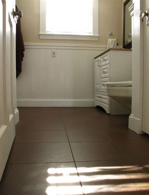 35 Dark Brown Bathroom Floor Tile Ideas And Pictures 2020