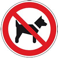 Was ist dein hund für ein typ? Verbotsschilder „Mitführen von Hunden verboten" | kroschke.com