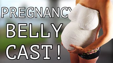 we made a pregnancy belly cast we really did it youtube