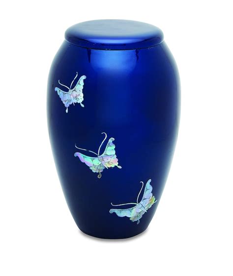 Blue Butterfly Adult Cremation Urn Etsy