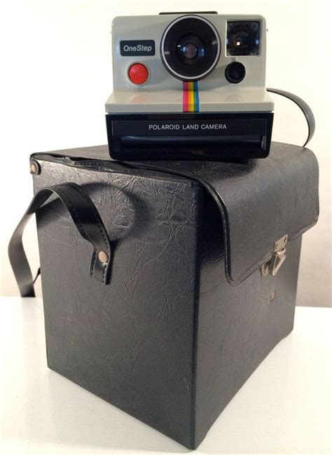 Vintage Polaroid One Step Land Sx 70 Camera With Carry Case Etsy