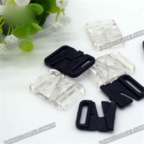 clip snap plastic hook bra strap clasps fastener swimwear lingerie buckle 18mm ebay