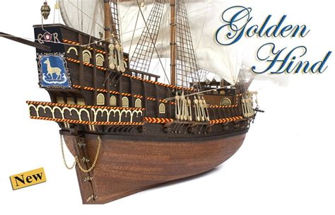 Occre Golden Hind 185 Scale Model Ship Kit Hobbies