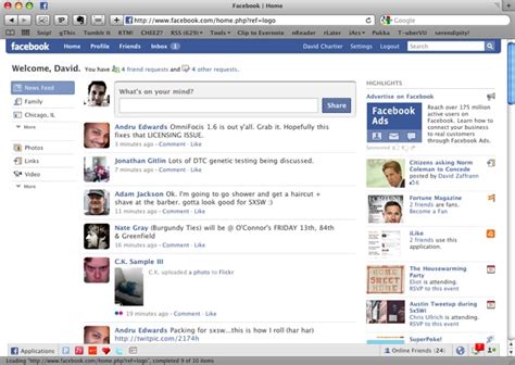 Hands On Facebooks New Homepage Adds Loses Control Ars Technica
