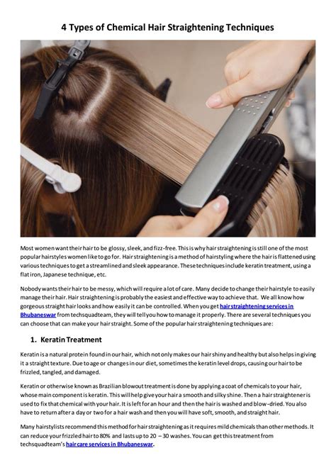 4 Types Of Chemical Hair Straightening Techniques By Techsquadteam Issuu