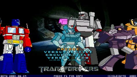 Mugen The Transformers Optimus Prime Arcade Mode Hd 720p Youtube