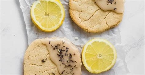 Vegan Lavender Lemon Cookies Recipe Easy Dessert
