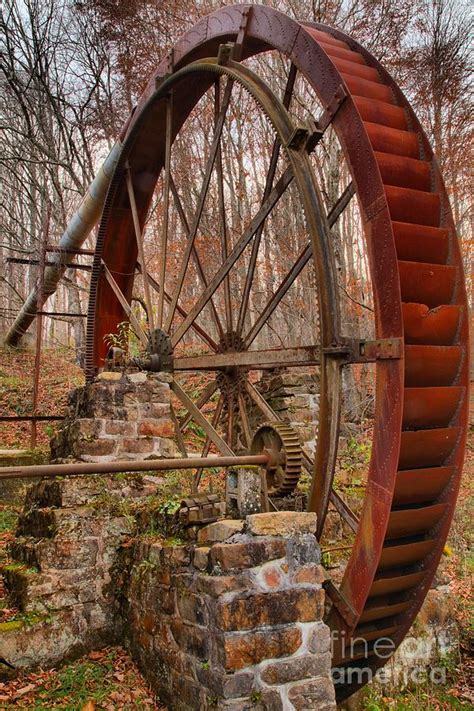 Giant Grist Mill Gears Photograph By Adam Jewell Fine Art America