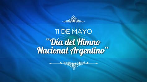 El himno fue interpretado por primera vez en el año 1813 en la casa de mariquita sánchez de thompson, quien lo entonó. 11 de Mayo - Día del Himno Nacional Argentino - YouTube