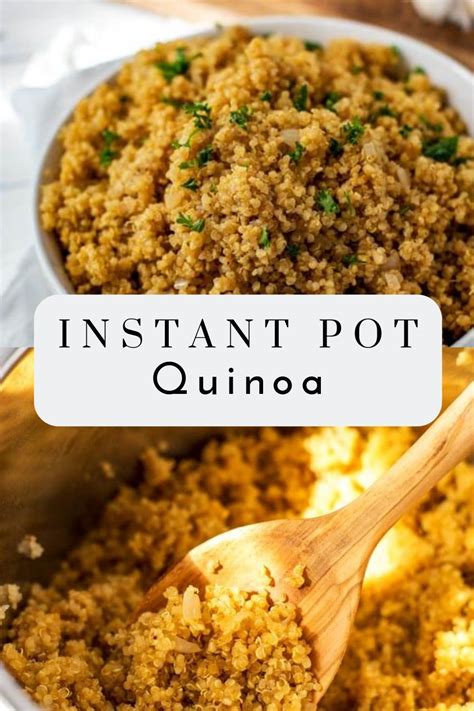 25 Minute Instant Pot Quinoa Receta