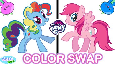 My Little Pony Color Swap Pinkie Pie And Rainbow Dash Mlp