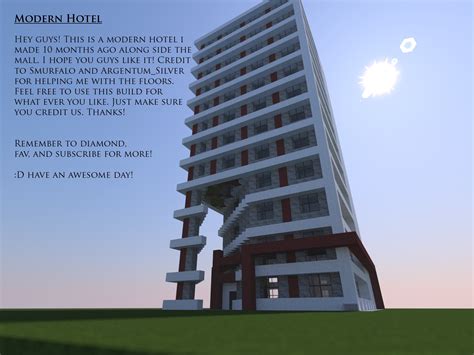 Halton Modern Hotel Minecraft Map