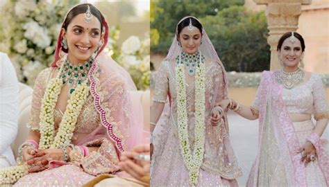 Kiara Advani Walked Hand In Hand With Mommy In Twinning Manish Malhotra Ensembles On Her D Day