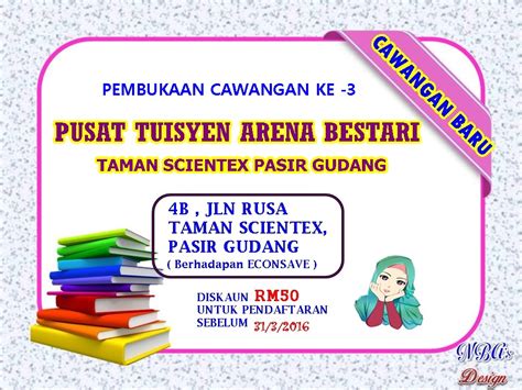 Ada tak kelas tuisyen bahasa arab untuk menengah atas? PUSAT TUISYEN ARENA BESTARI: Pembukaan Cawangan Ke 3 ...