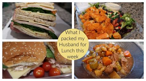 What I Packed My Husband For Lunch Easy Lunch Ideas Youtube