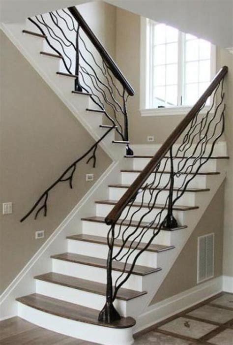 Handrails are commonly used while ascending or descending stairways and escalators in order to prevent injurious falls. 30 Gorgeous Twig Decorations for Your Home | Handrail ...