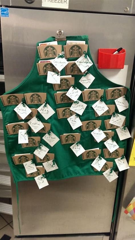 They will put your drink into a cup. Green Apron Board | Starbucks | Pinterest
