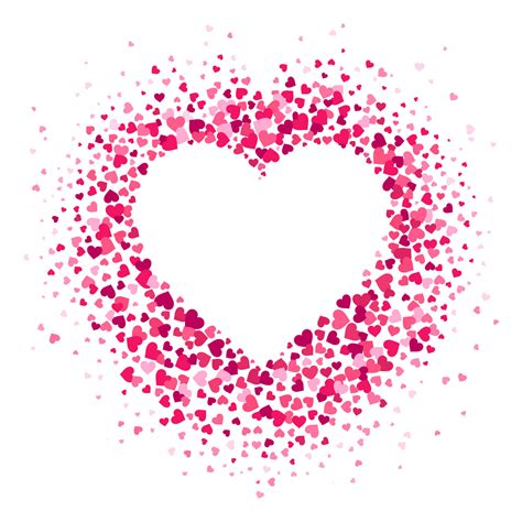 Just download the file, upload to cricut design space and start. Love heart frame. Scattered hearts confetti in heart shape ...