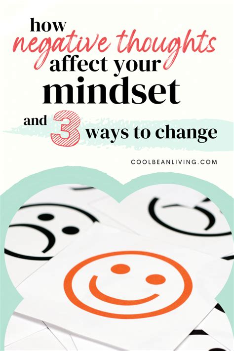 How Negative Thinking Affects Mindset Cool Bean Living