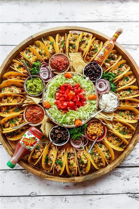 It is also ranked number 27 on forbes magazine's list of the top u.s. Giant Taco Platter | Easy taco recipes, Party food ...