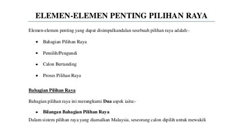 Membuat kajian dan persempadanan semula bahagian pilihanraya parlimen dan. PENGAJIAN MALAYSIA
