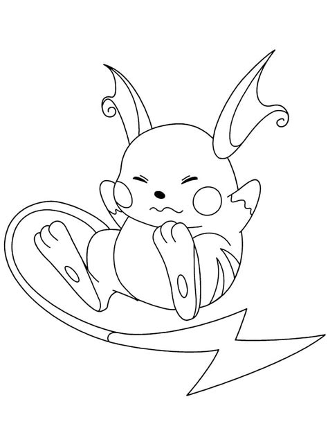 25 Alolan Raichu Coloring Page Dermothallam