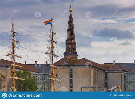 Copenhagen Christ The Savior Cathedral Stock Image Image Of City