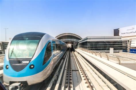 Dubai Metro Railway Stock Image Colourbox