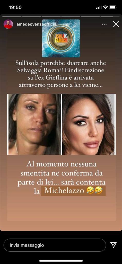 selvaggia roma all isola dei famosi 2021 dopo il gf vip la soffiata web