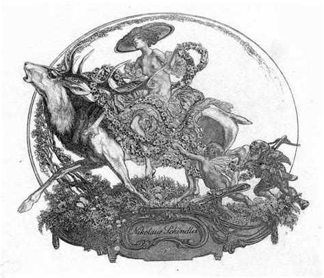 Franz Von Bayros Ex Libris Nikolaus Schindler Picryl Public Domain