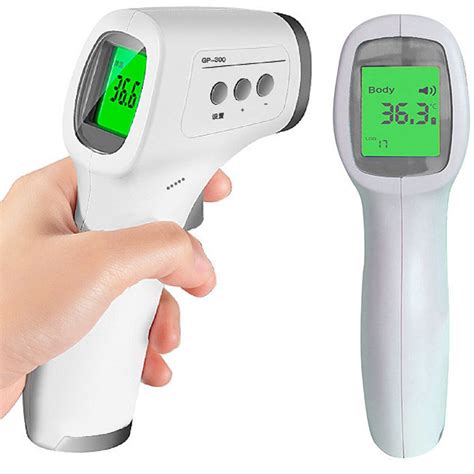 lcd screen digital non contact forehead infrared thermometer