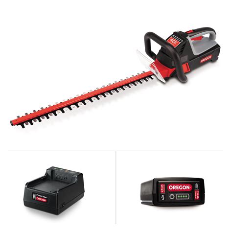 Oregon Ht250 24 Inch 40 Volt Cordless Hedge Trimmer With 24 Ah Battery