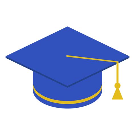 Graduation cap blue - Transparent PNG & SVG vector file png image