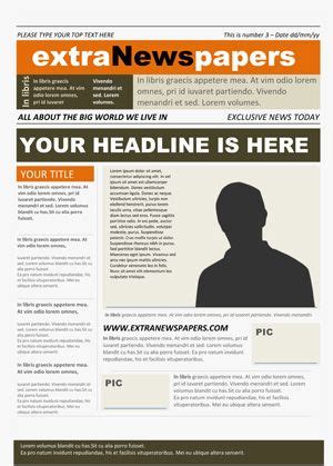 Reports also use different sections and these should always have subheadings. May be used as a community newsletter, club newspaper, team newspaper and more. It's meant to be ...