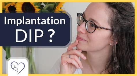 What Is An Implantation Dip Quick Question Youtube