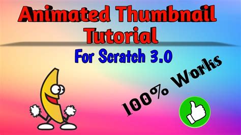Animated Thumbnail Tutorial 007lakshya Scratch Tutorial Youtube