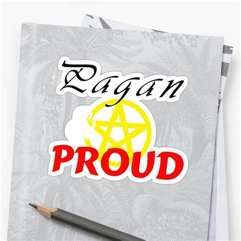 Pagan And Proud Stickers By Pagangal Redbubble