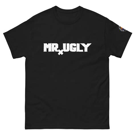azpxmr ugly logo classic fit t shirt