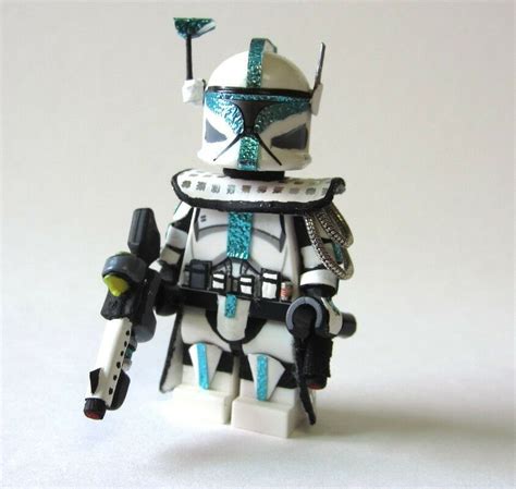 Custom Lego Star Wars Elite Kamino Clone Trooper Ebay