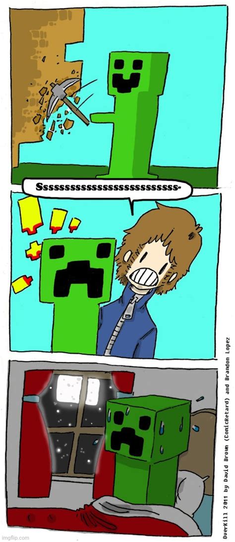 Minecraft Creeper Comics
