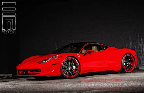 Ferrari 458 On Colormatched Custom Wheels By Exclusive Motoring — Carid