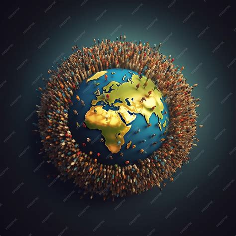 Premium Photo | World population day concept