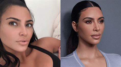 Kim Kardashian With No Makeup Saubhaya Makeup
