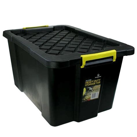 Shuter hanging bins are made of industrial duty pp plastic that is grease this classic shuter bin is the perfect solution for large item storage. 8 x HEAVY DUTY STACKABLE PLASTIC STORAGE TUB 60L Garage ...