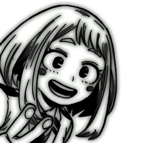 Ochako Uraraka Icon Manga Fondo De Pantalla De Anime Animación De