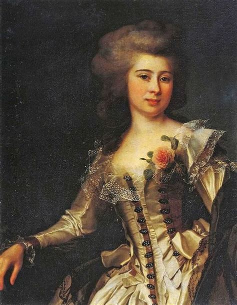 Portrait Of An Unknown Lady With A Rose In By Watzitztoceska Via