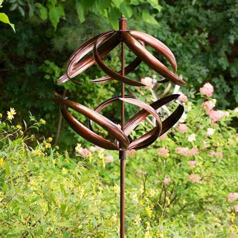 Large Metal Garden Wind Spinners Garden Design Ideas